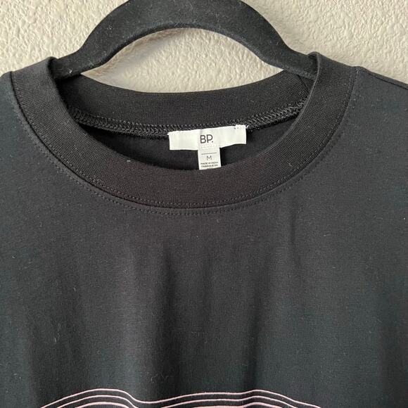 Bp. Love Always Wins Pride Black Graphic T-Shirt Long Sleeve Crew Neck Medium - Picture 5 of 7